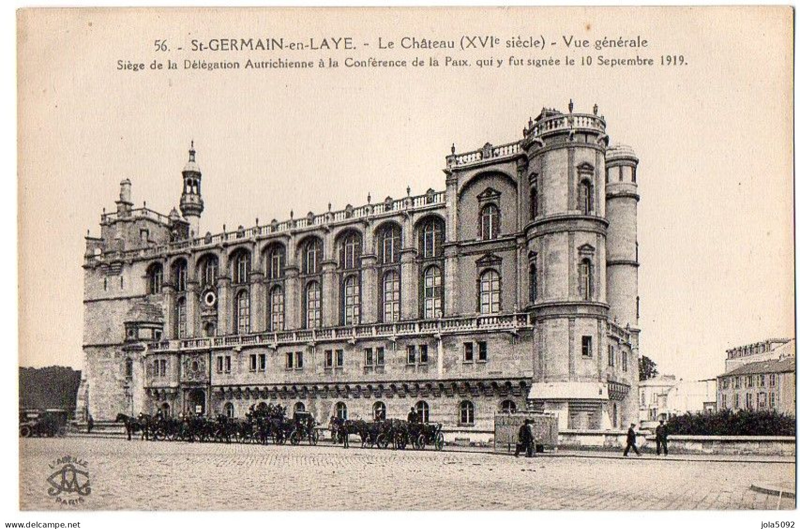78 / SAINT-GERMAIN-EN-LAYE - Le Château - Vue Générale - St. Germain En Laye (Kasteel)