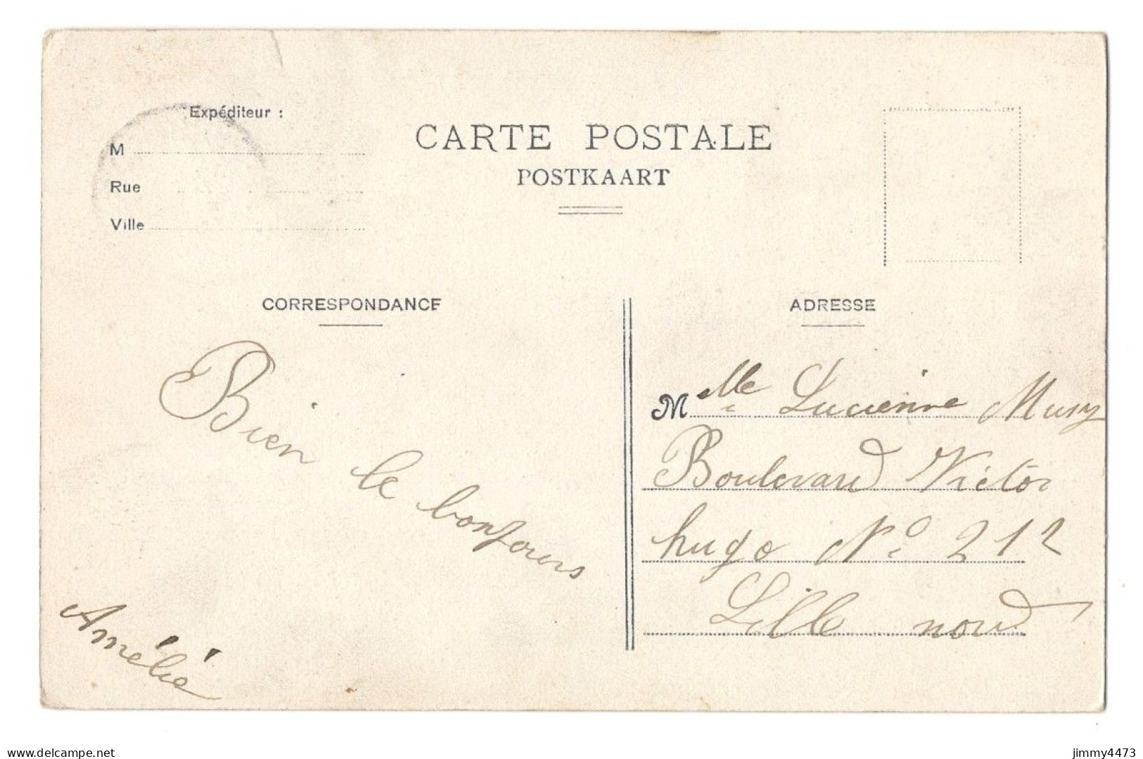 CPA - BRUXELLES En 1903 - LA GRAND'POSTE ( Rue Bien Animée ) - Institutions Internationales