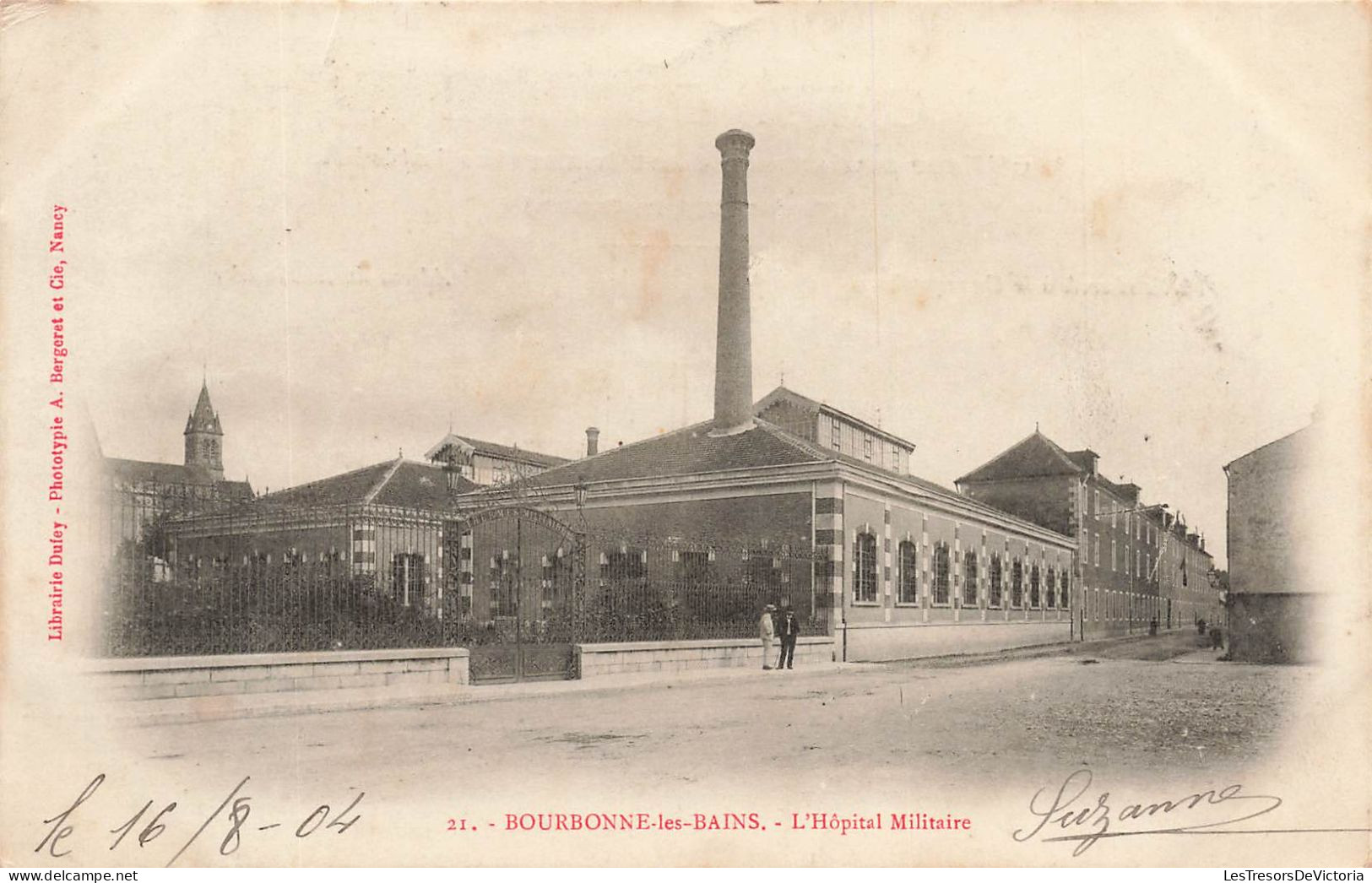 FRANCE - Bourbonne Les Bains - L'hôpital Militaire - Carte Postale Ancienne - Bourbonne Les Bains