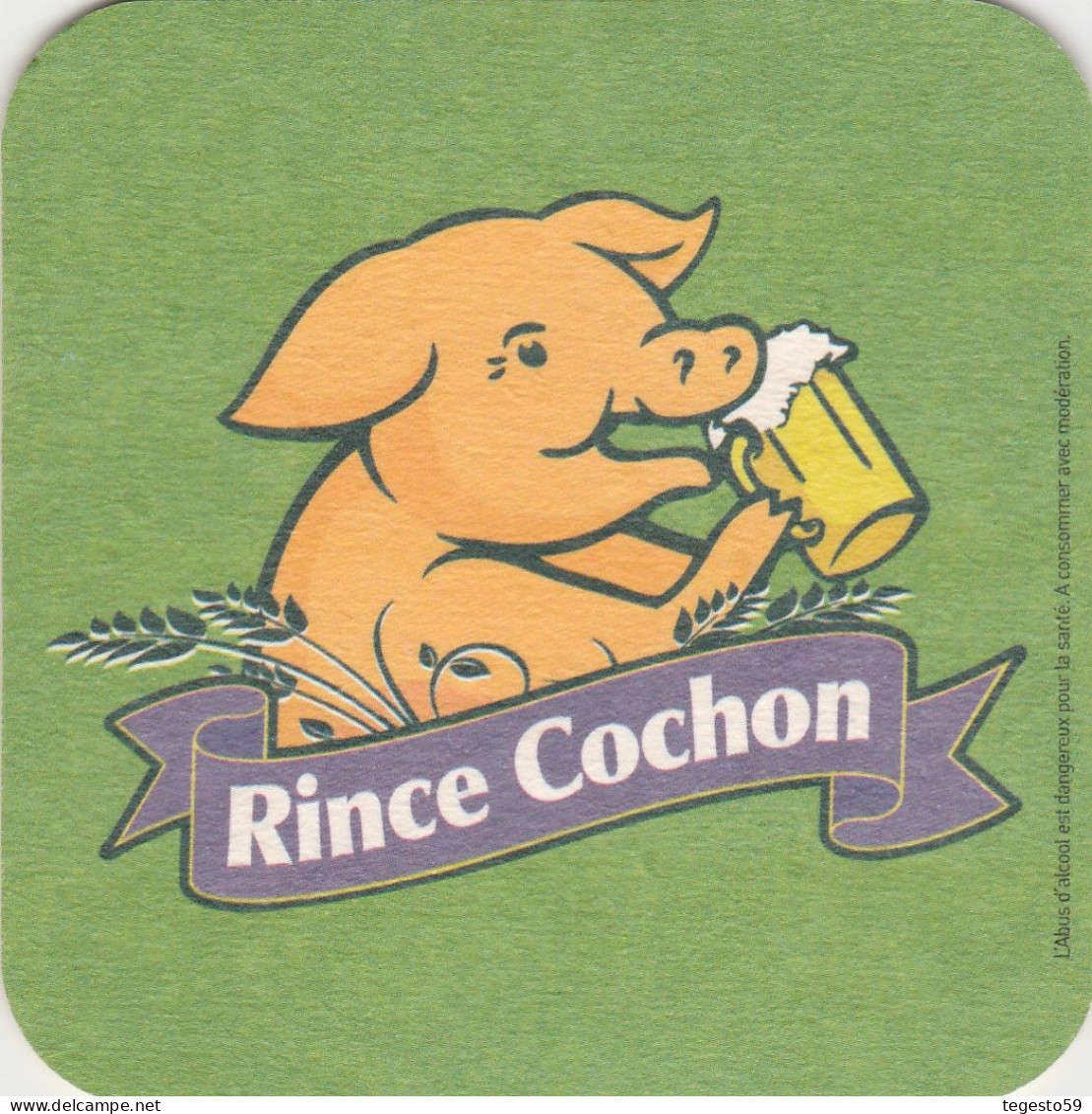 * SOUS BOCKS RINCHE COCHON - Beer Mats