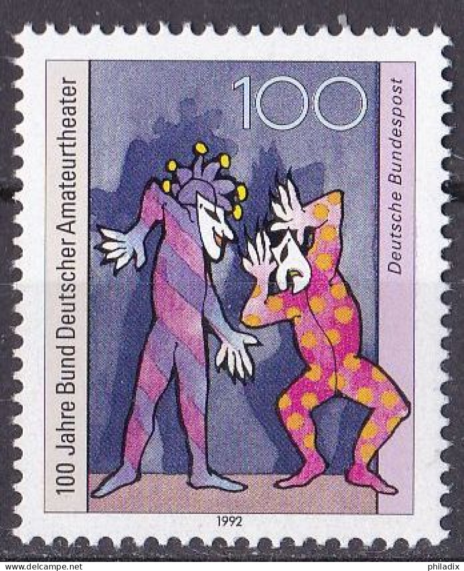 BRD 1990 Mi. Nr. 1626 **/MNH (BRD1-4) - Unused Stamps