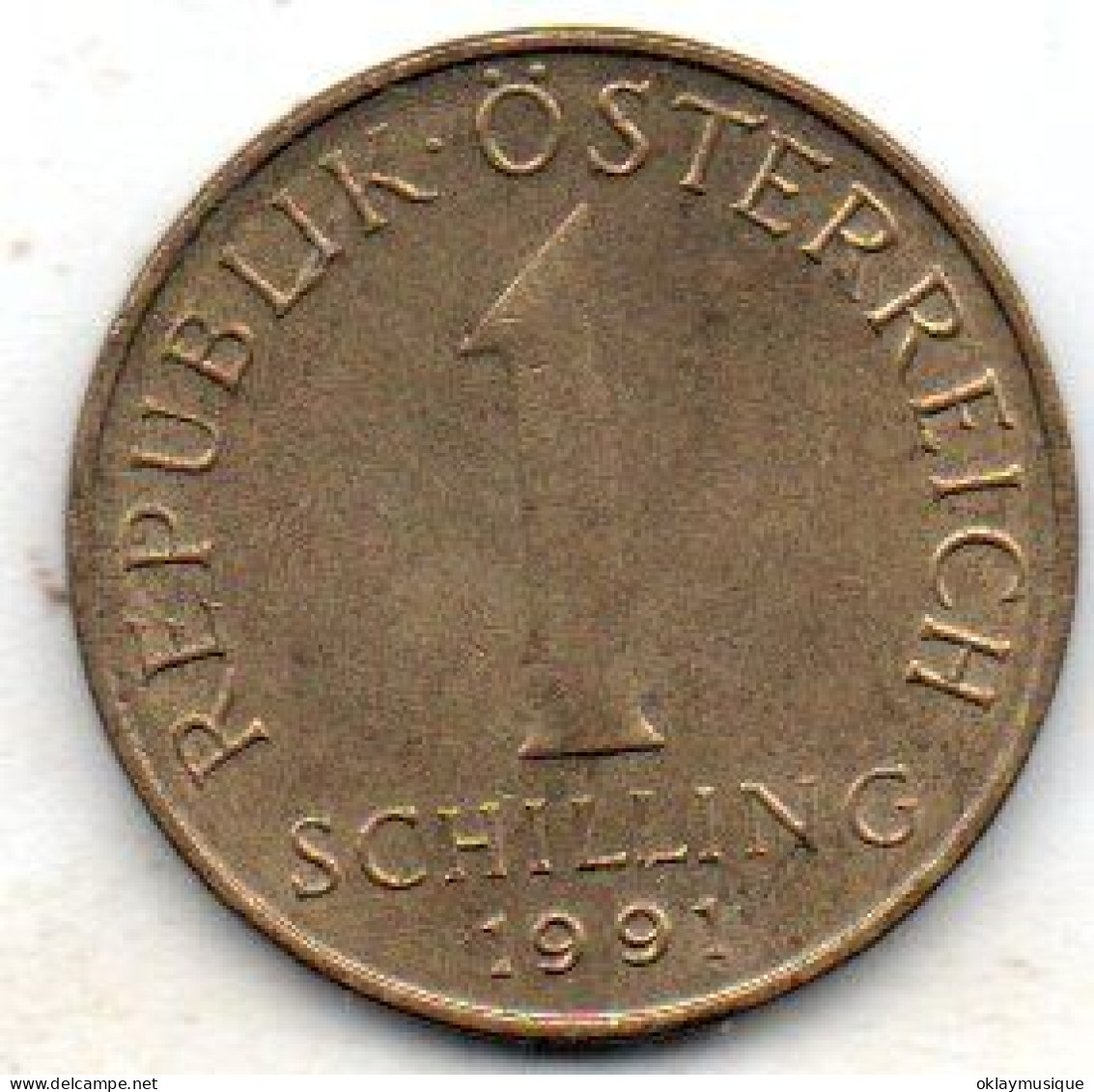 1 Schilling 1991 - Austria