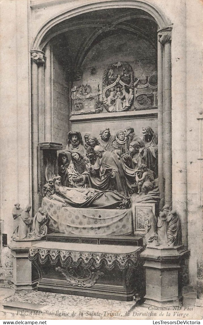 FRANCE - Fécamp - Eglise De La Sainte Trinité - La Dormition De La Vierge - Carte Postale Ancienne - Fécamp