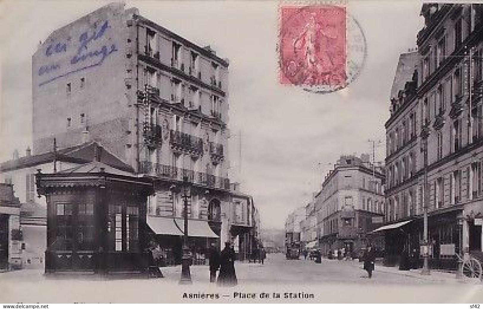 ASNIERES       PLACE DE LA STATION - Asnieres Sur Seine