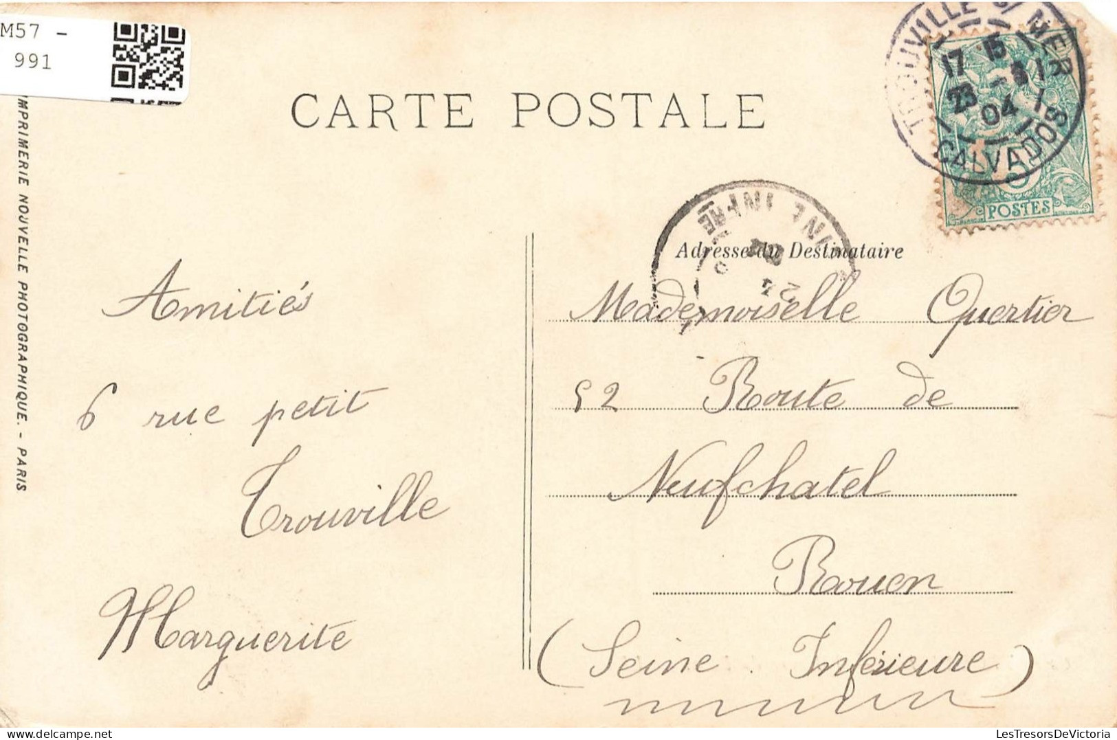 FRANCE - Trouville - L'heure Du Bain - Animé - Carte Postale Ancienne - Trouville
