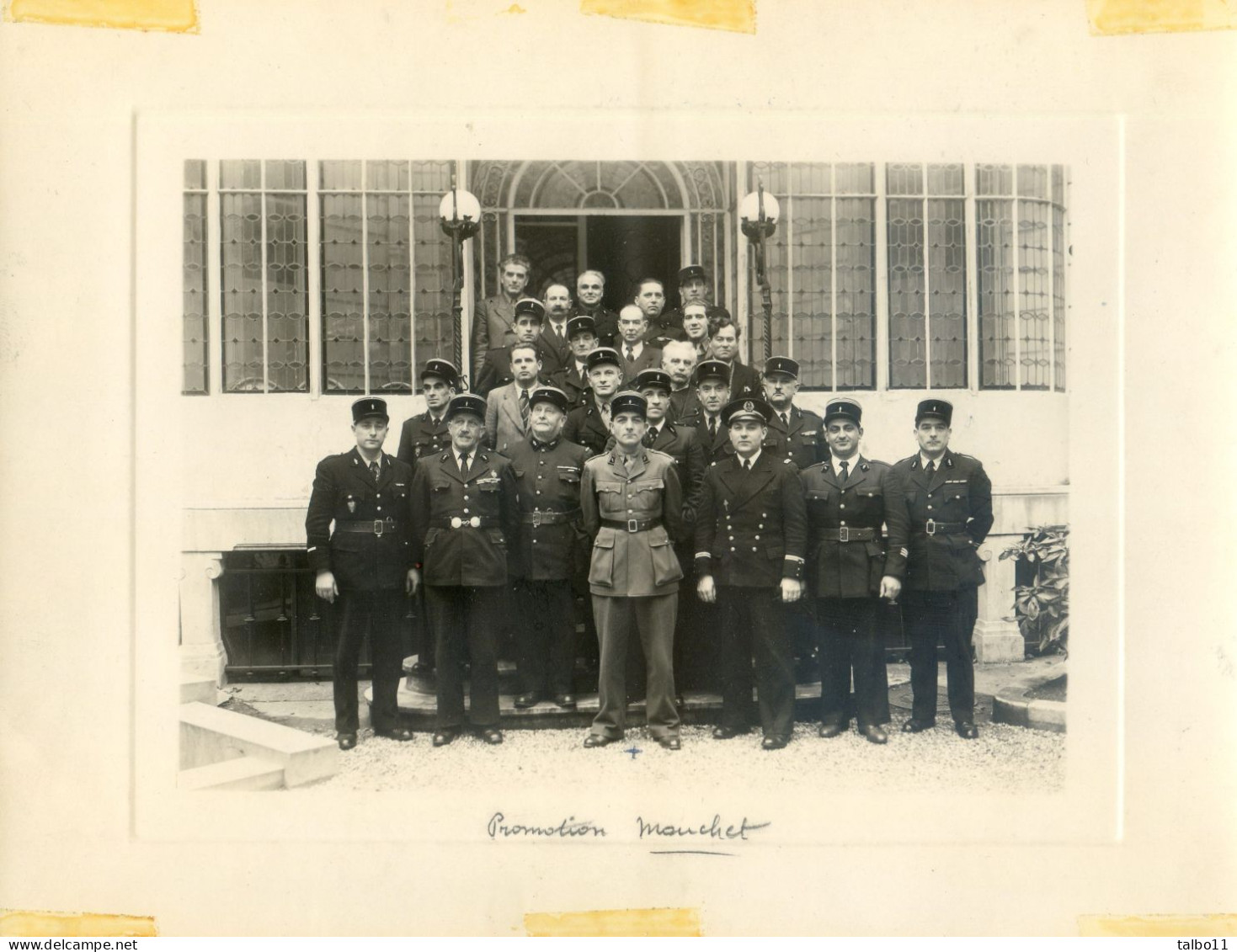 Sapeurs Pompier - Protection Civile - Promotion Mouchet - Paris Chaptal - Janvier 1948 - Signatures Au Dos - Europe