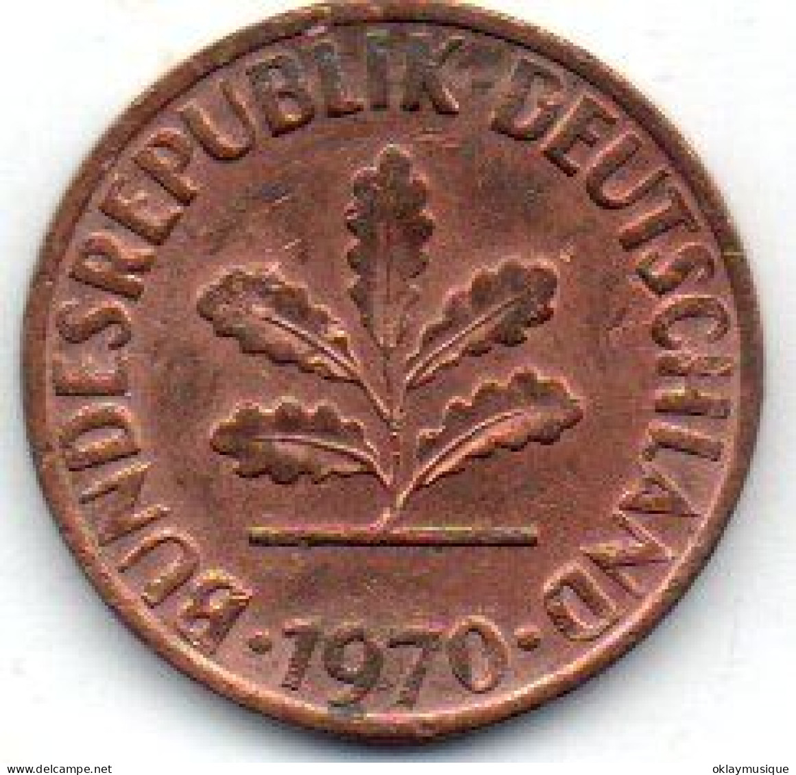 2 Pfennig 1970D - 2 Pfennig