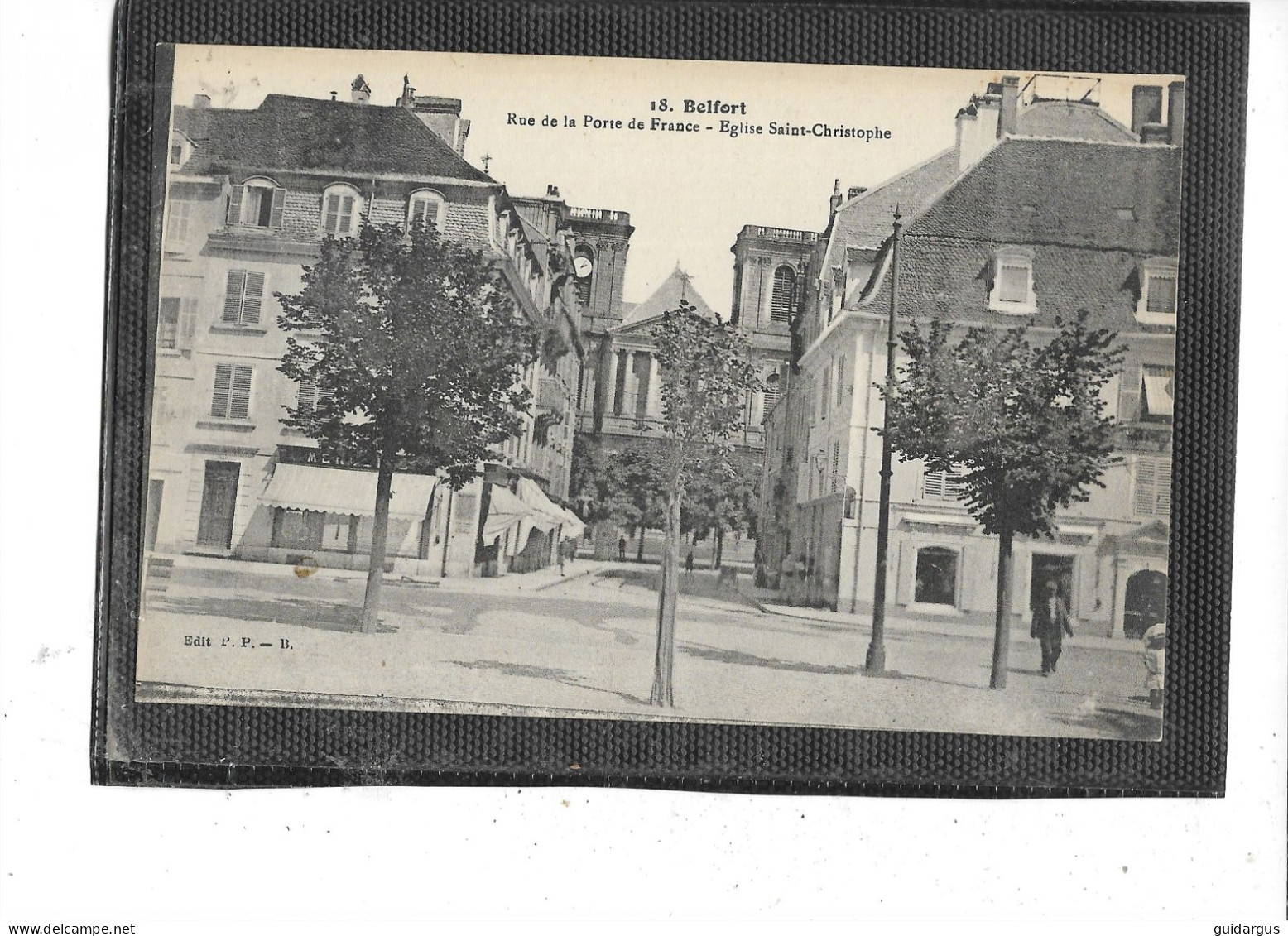 90-BELFORT-VILLE-Une Vue Animée Des Magasins  Rue De La PORTE De FRANCE- - Belfort - Stadt