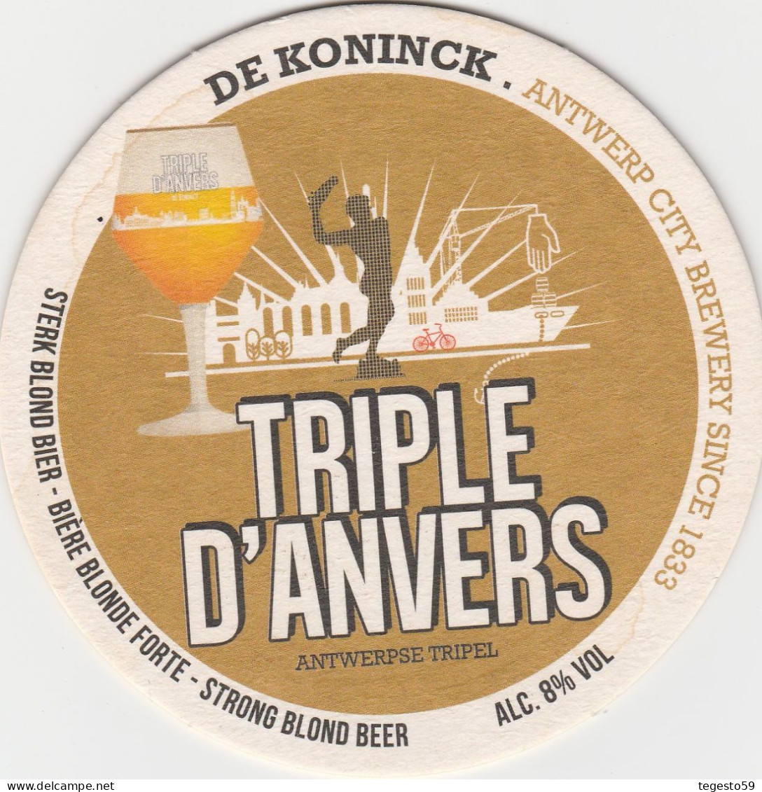 * SOUS BOCKS DE KONINCK - Beer Mats