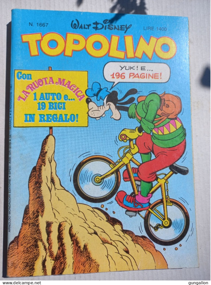 Topolino (Mondadori 1987) N. 1667 - Disney