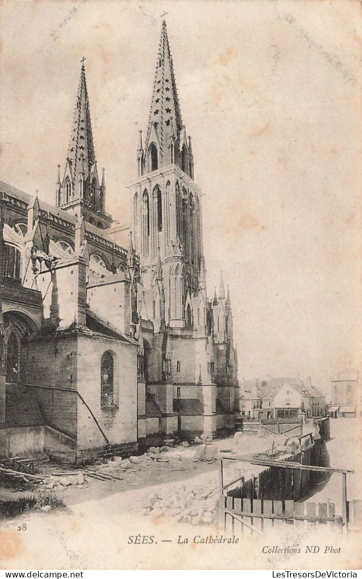 FRANCE - Sées - La Cathédrale - Carte Postale Ancienne - Sees