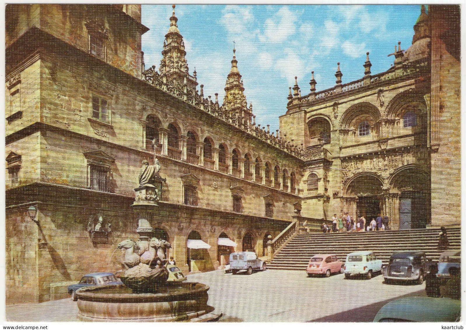 Santiago De Compostela: CITROËN TRACTION AVANT, 2CV & 2CV AZU, RENAULT 4, SEAT 600 - Platerias - (Spain) - PKW