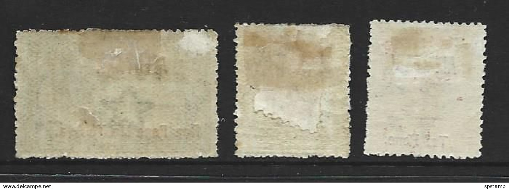 Aitutaki 1903 Overprints On NZ Perf 14 Set Of 3 Mint , HH - Aitutaki