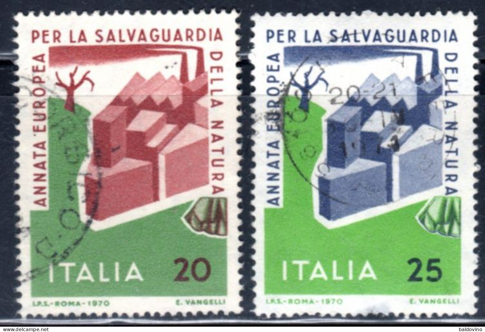 Italia 1970 Lotto 26 valori (vedi descrizione)