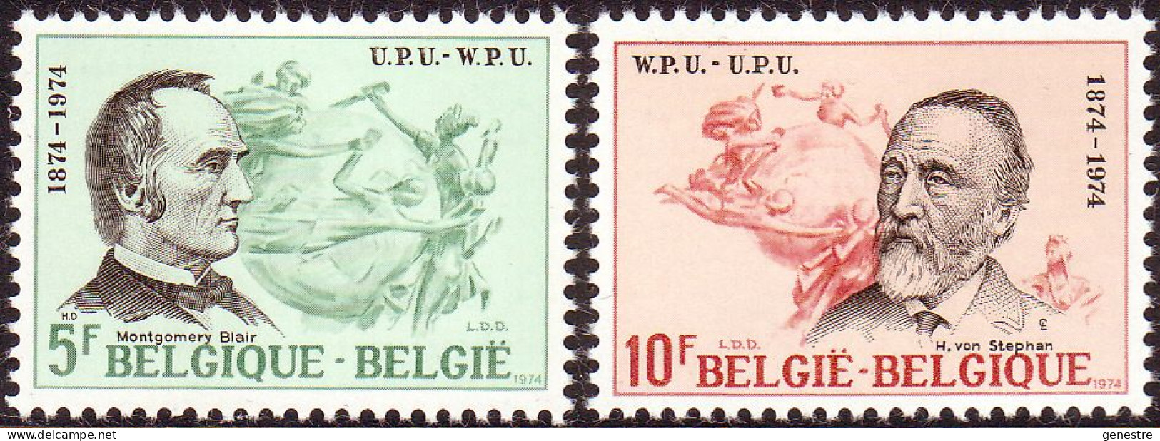 Belgique - 1974 - COB 1729 à 1730 ** (MNH) - Neufs