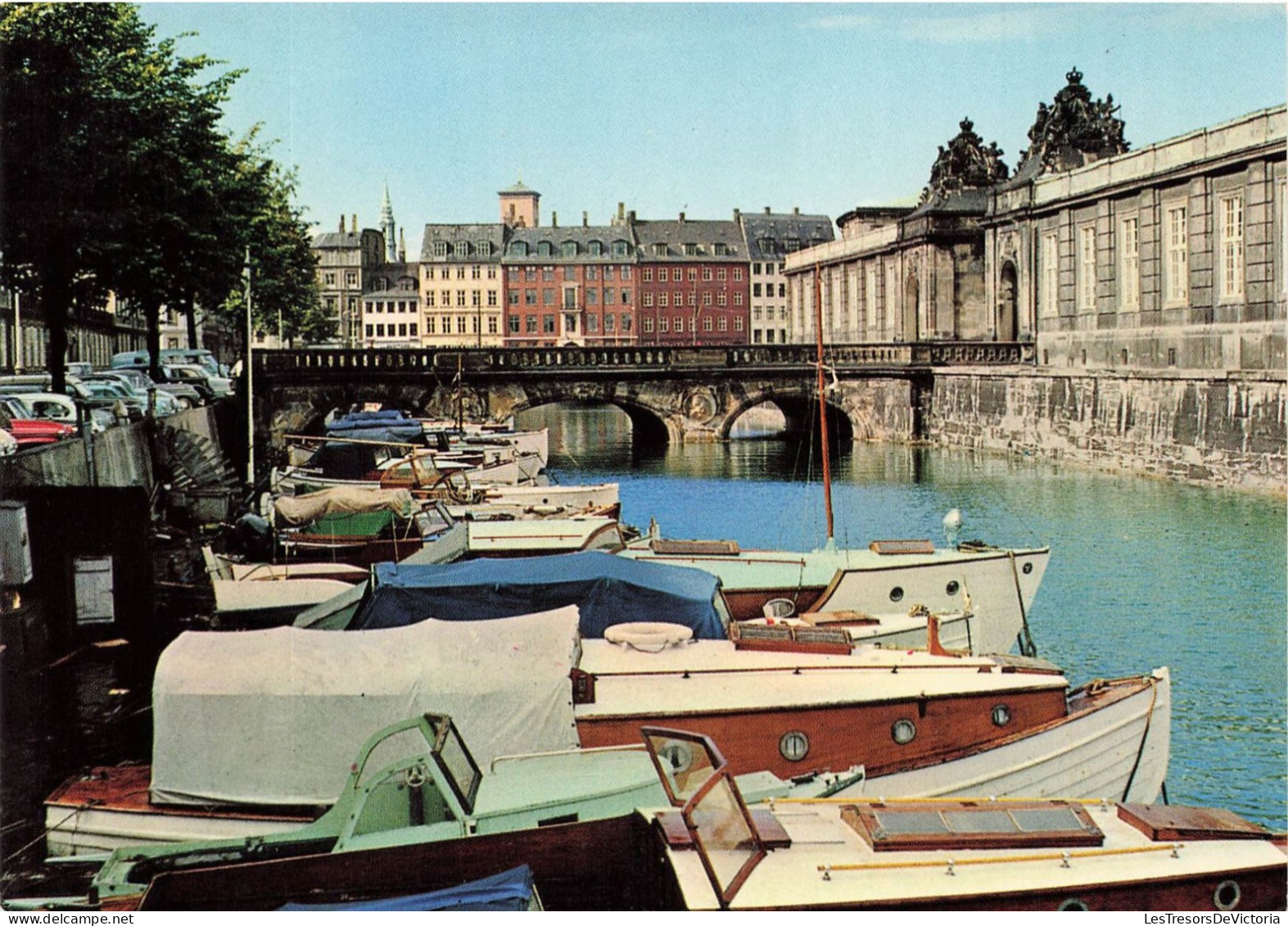 DANEMARK - Copenhagen - From Frederiksholm's Canal - Bateaux - Pont - Carte Postale - Danemark