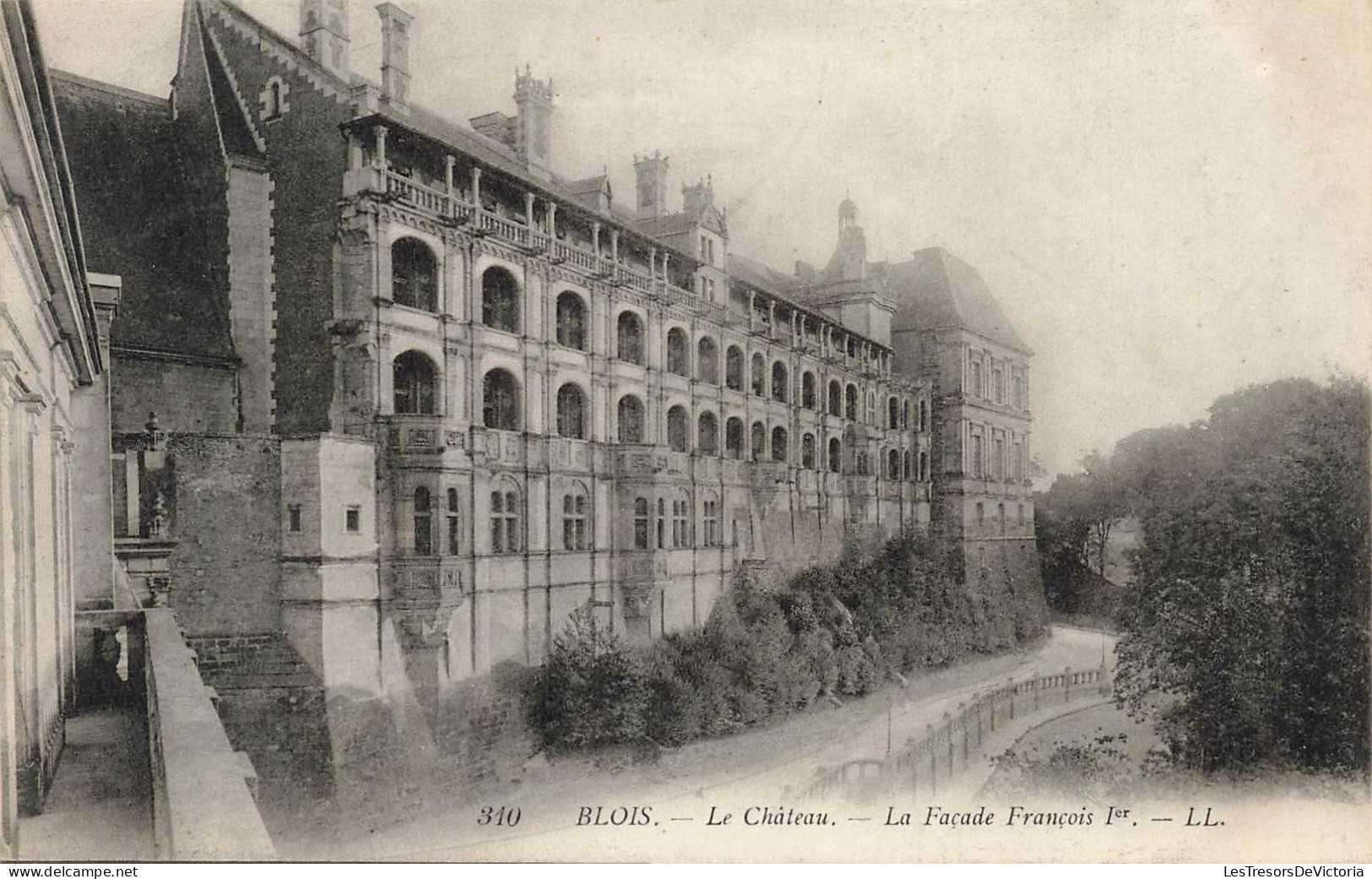 FRANCE - Blois - Le Château - La Façade François Ler - Carte Postale Ancienne - Blois