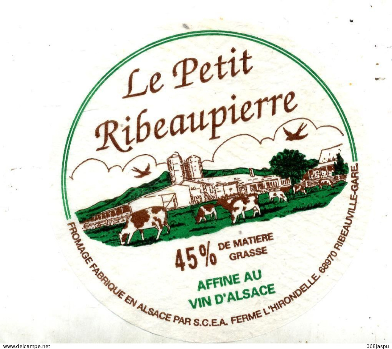 Intercalaire Fromage Petit Ribeauvillé - Fromage