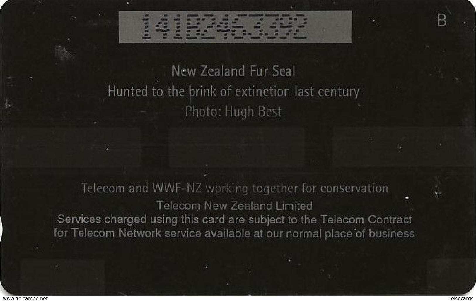 New Zealand: Telecom - 1993 WWF, New Zealand Fur Seal - Nieuw-Zeeland