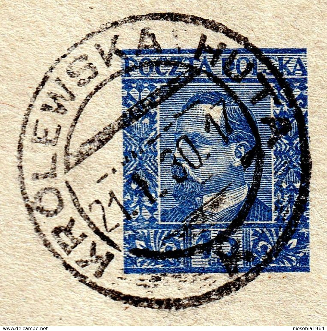 Republic Of Poland 15 Gr. Official Postcard Rzekiecki Private Defender   Królewska Huta 21/01/1930 - Cartas & Documentos