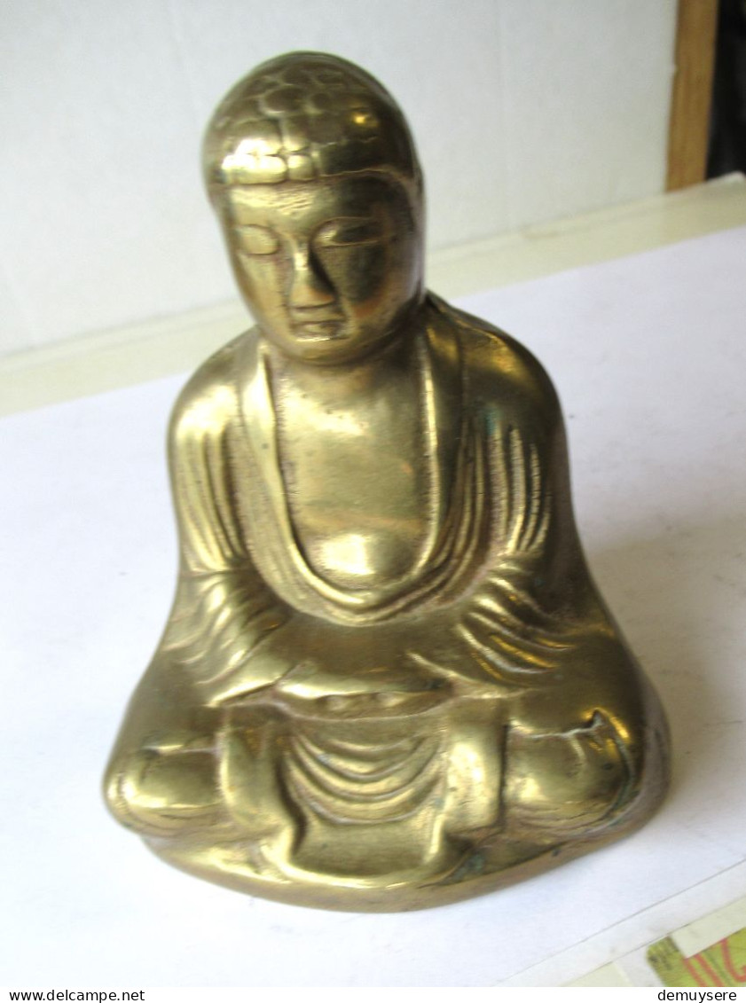 LADE 60 - Japans Bronzen Boeddhabeeldje/beeldje 1920s 10 CM - Bronzi