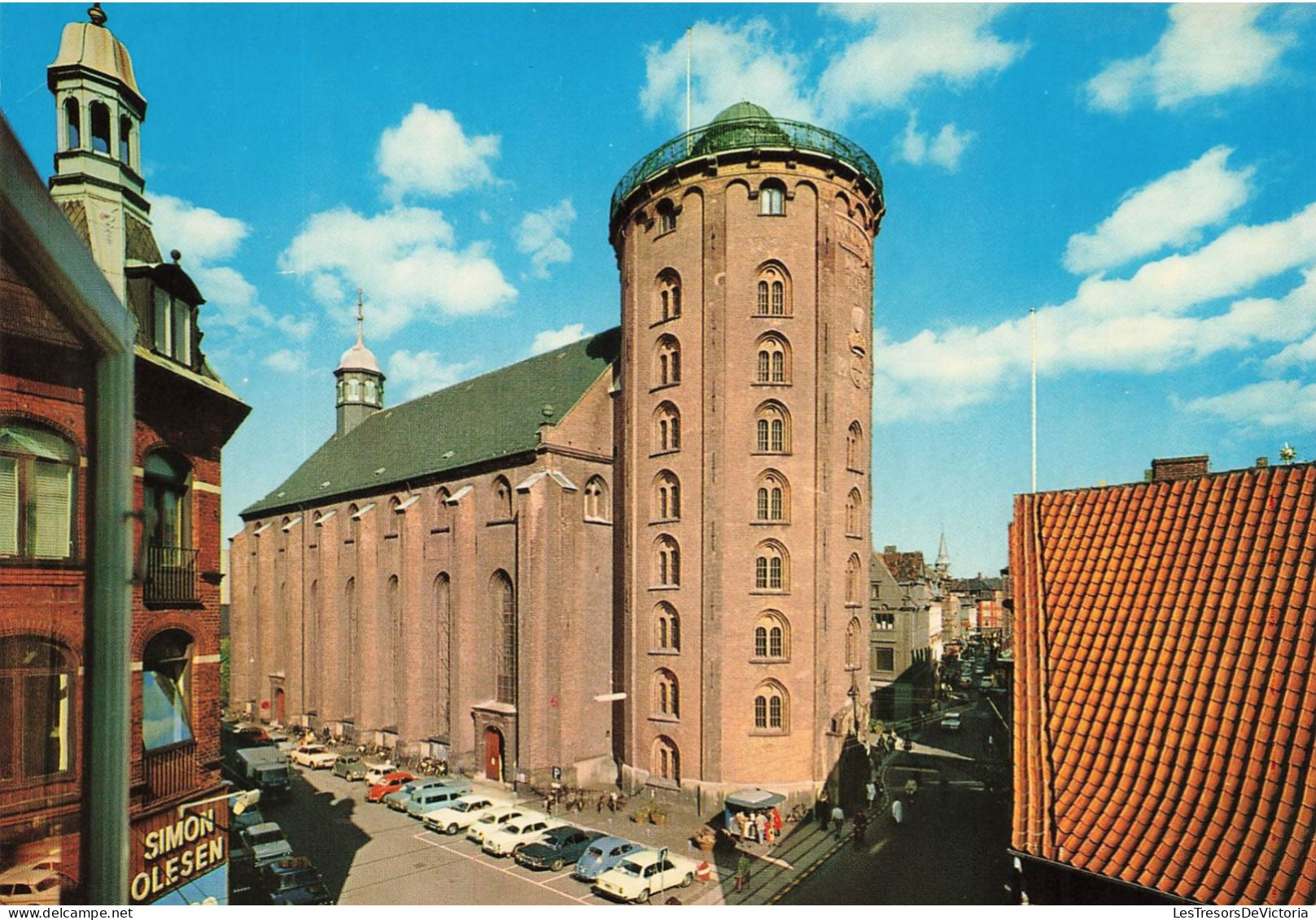 DANEMARK - Copenhagen - The Round Tower - Vue Générale - Animé - Voitures - Carte Postale - Danemark