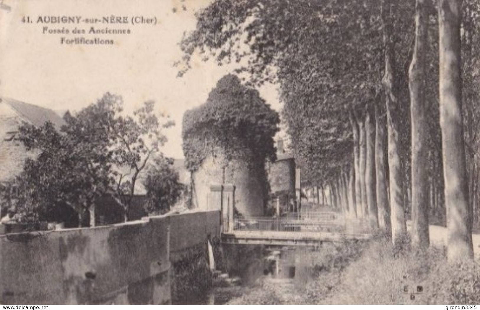 BERRY AUBIGNY SUR NERE Fossés Des Anciennes Fortifications - Aubigny Sur Nere