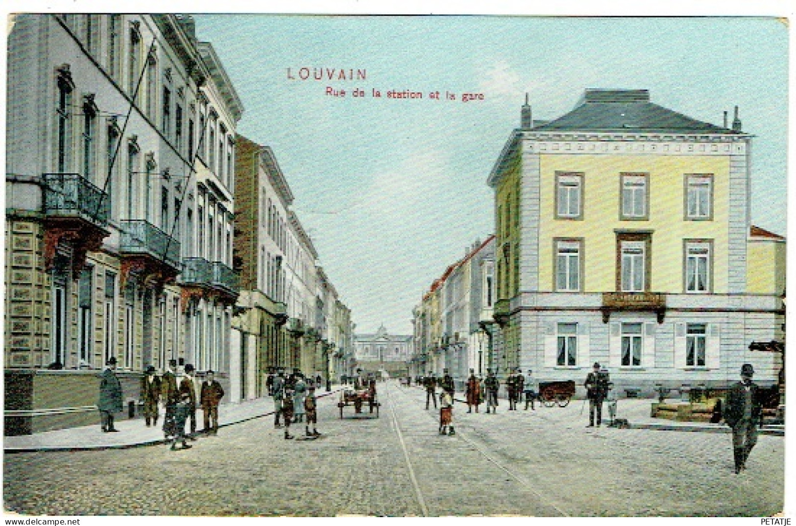 Louvain , Rue De La Station - Leuven
