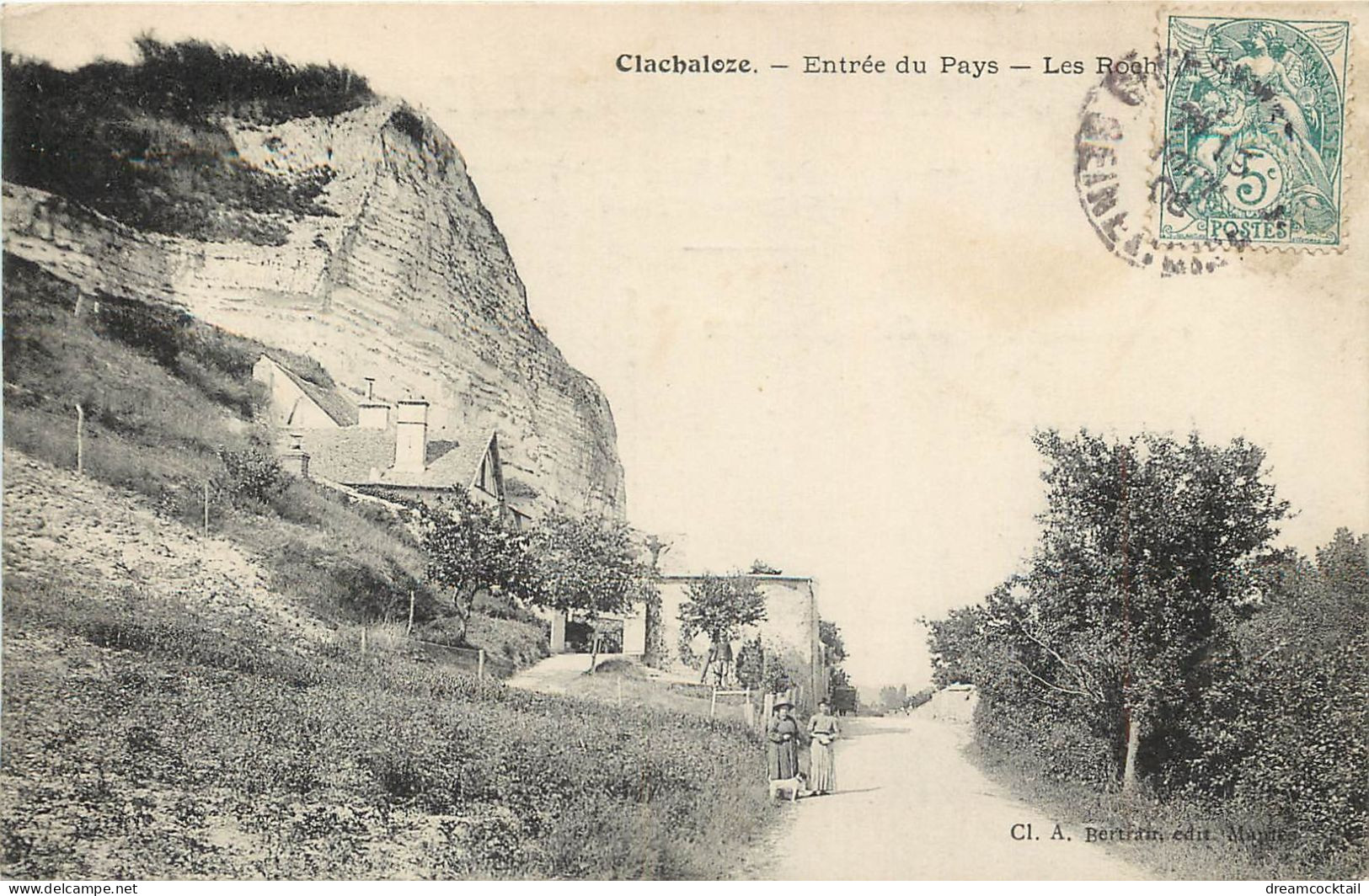 4 Cpa 78 CLACHALOZE. Les Roches Demeures Anciens Guerriers, Caverne Et Carrière 1906 - Andere & Zonder Classificatie