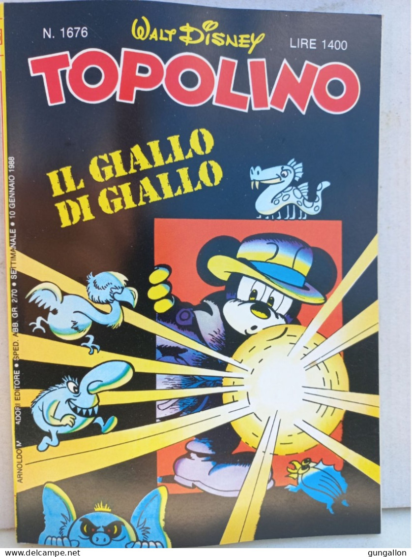 Topolino (Mondadori 1988) N. 1676 - Disney