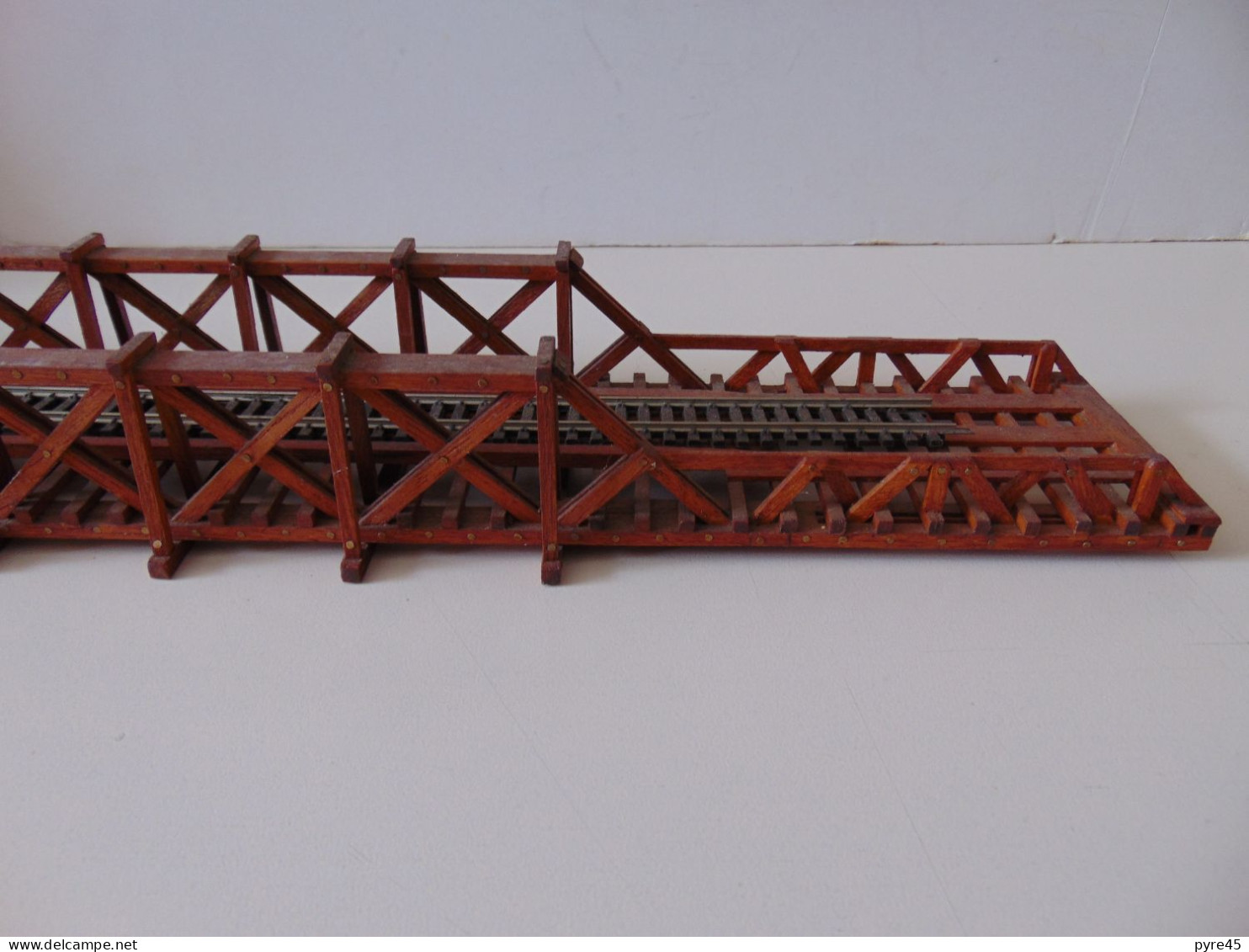 Maquette De Pont En Bois Pour Train HO 65.5 X 5.5 X 10 Cm - Sonstige & Ohne Zuordnung
