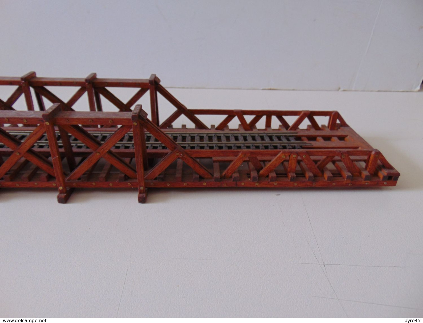 Maquette De Pont En Bois Pour Train HO 65.5 X 5.5 X 10 Cm - Sonstige & Ohne Zuordnung