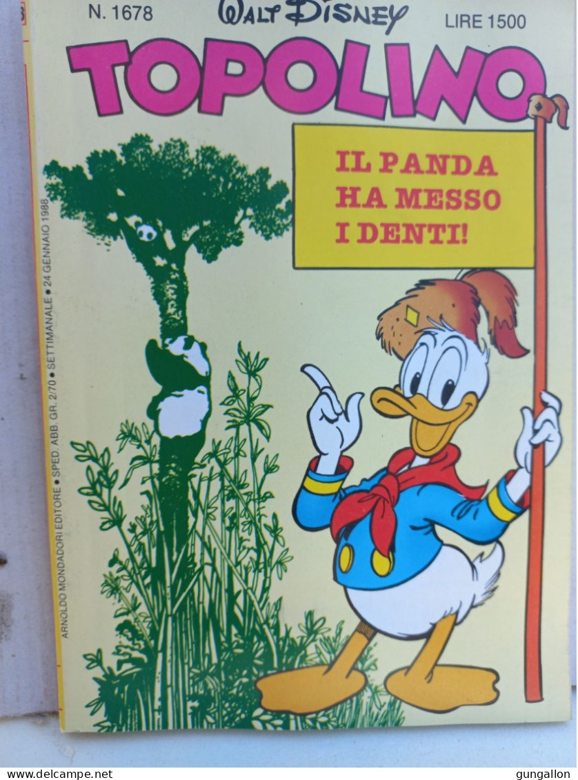 Topolino (Mondadori 1988) N. 1678 - Disney