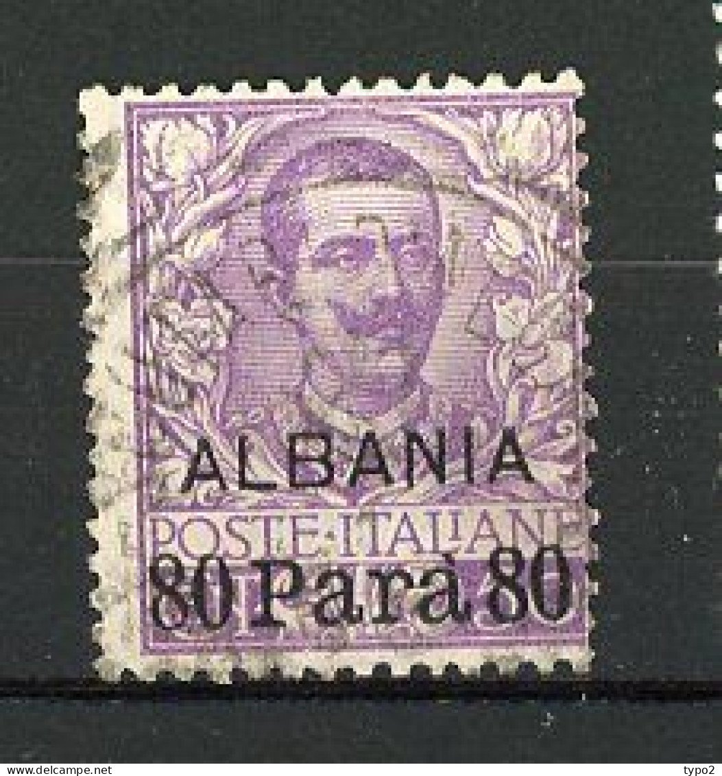 ALBANIA   Yv. N° ?  SA N° 9  (o)  80pa S 50c Cote 35  Euro BE  2 Scans - Albania