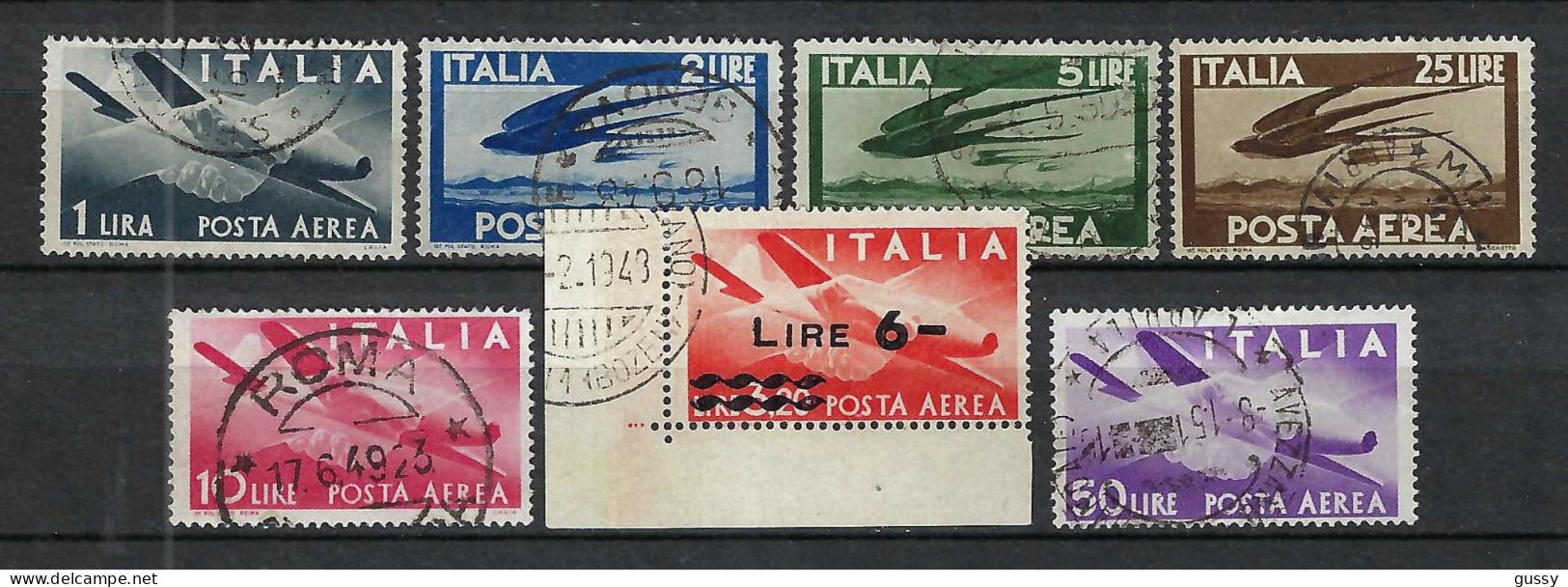 ITALIE P.A. Ca.1950-70: Lot D' Obl. - Posta Aerea