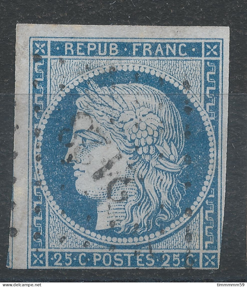 Lot N°83236   N°4, Oblitéré PC 2128 MONTPELLIER(33), Indice 1 - 1849-1850 Ceres
