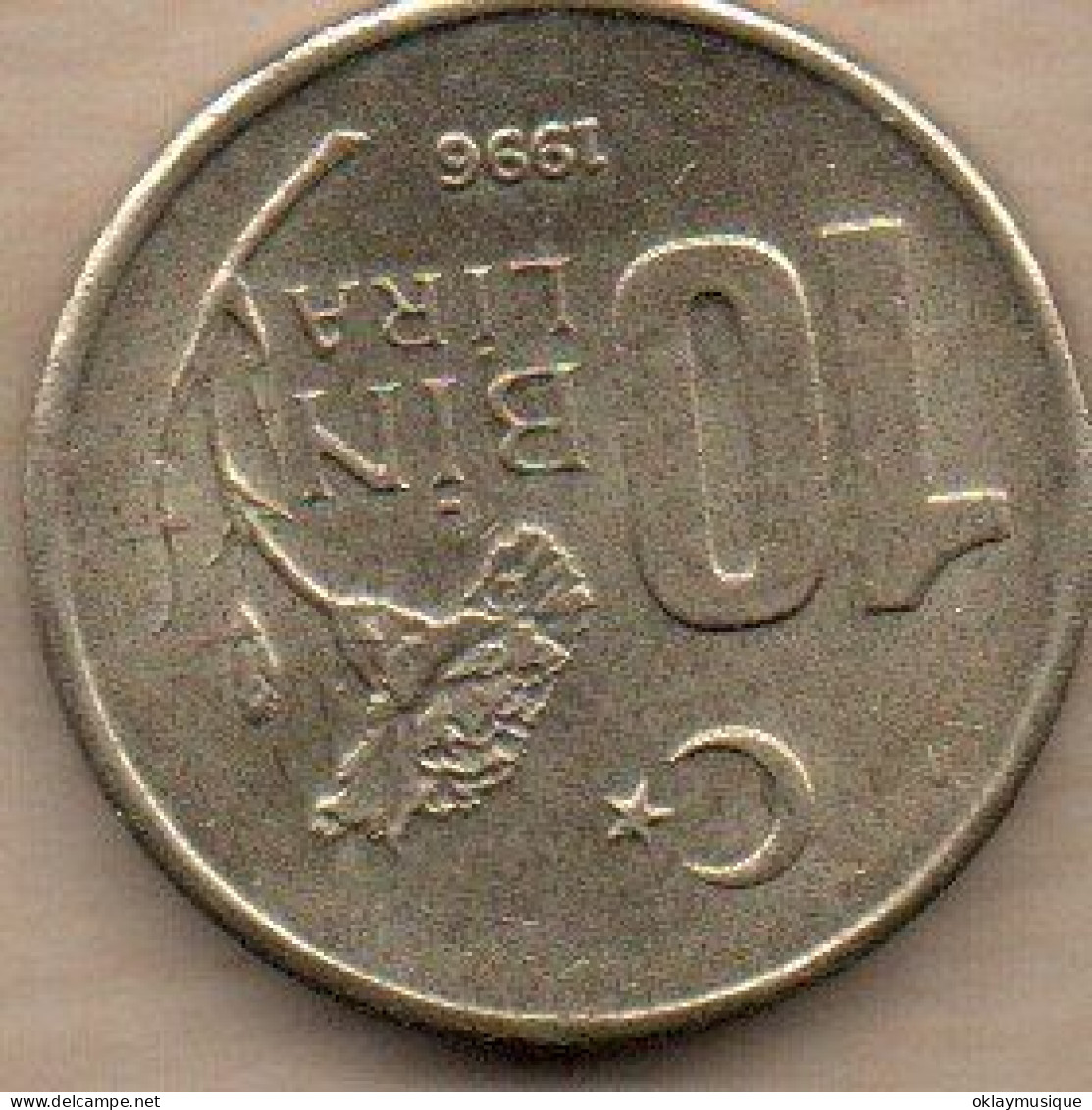 10 Lira 1996 - Turkije