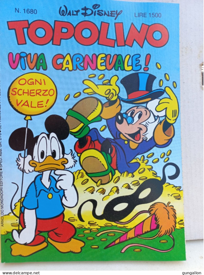 Topolino (Mondadori 1988) N. 1680 - Disney