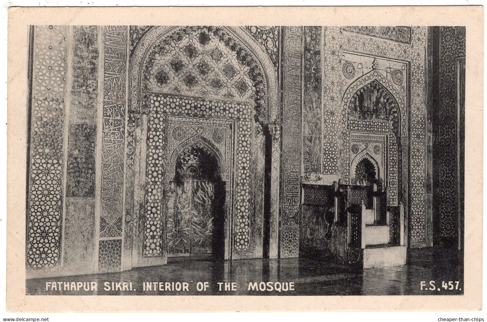 FATHAPUR SIKRI - Interior Of The Mosque - Macropolo  F.S. 457 - India