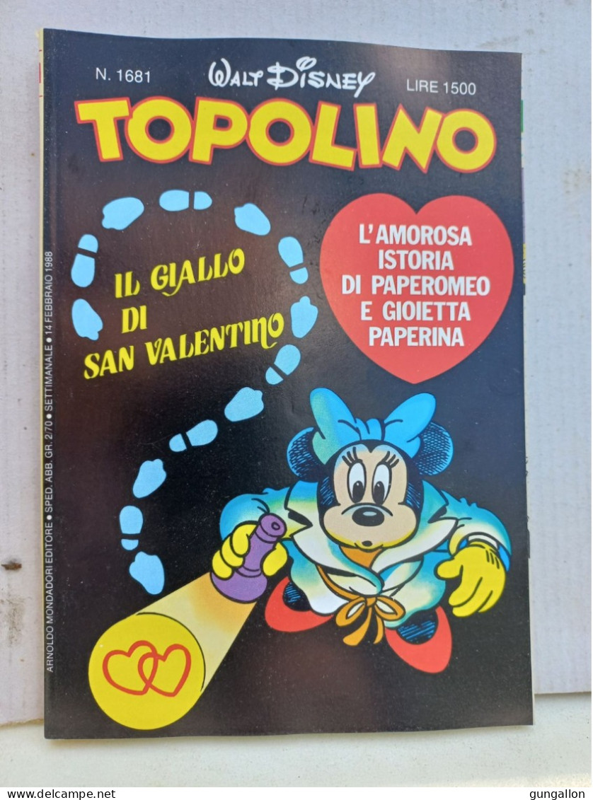 Topolino (Mondadori 1988) N. 1681 - Disney