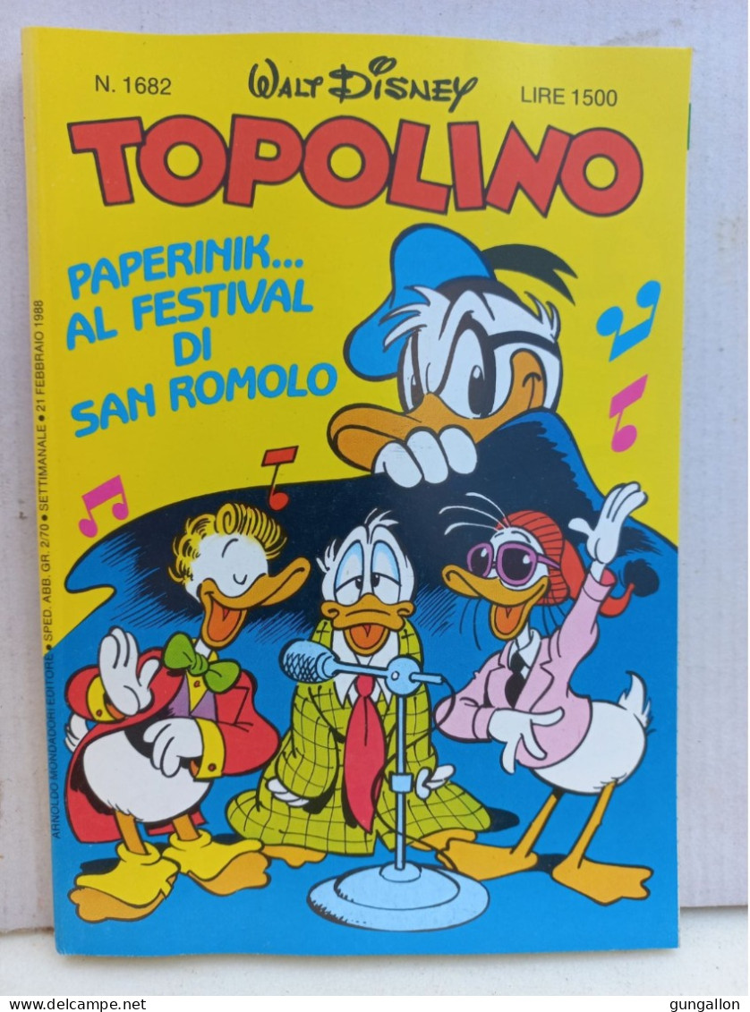 Topolino (Mondadori 1988) N. 1682 - Disney