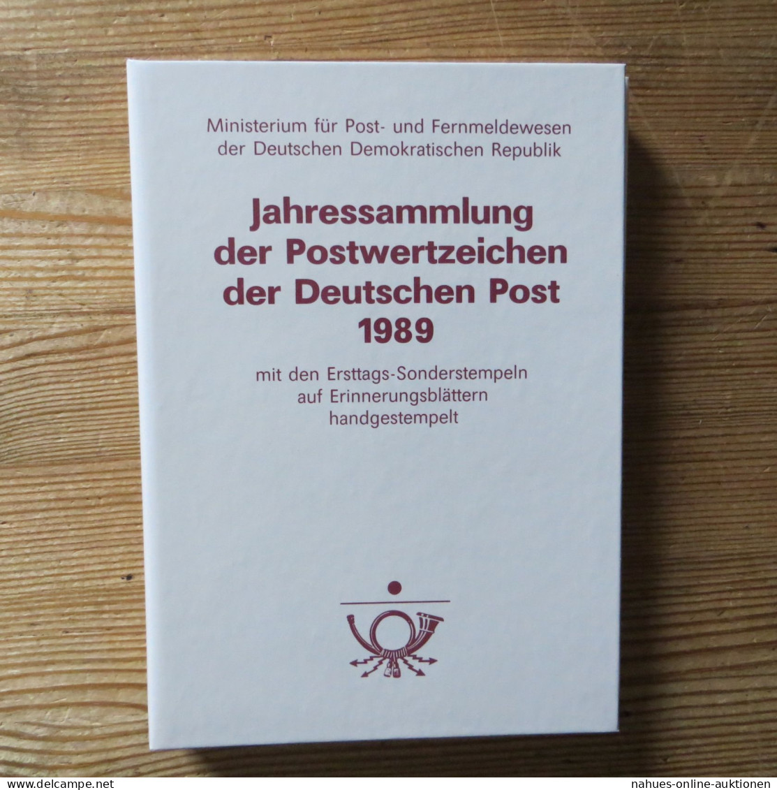 DDR Ersttagsblatt - Jahressammlung 1989 Mit ESST Handgestempelt Kat.-Wert 220,- - Collections