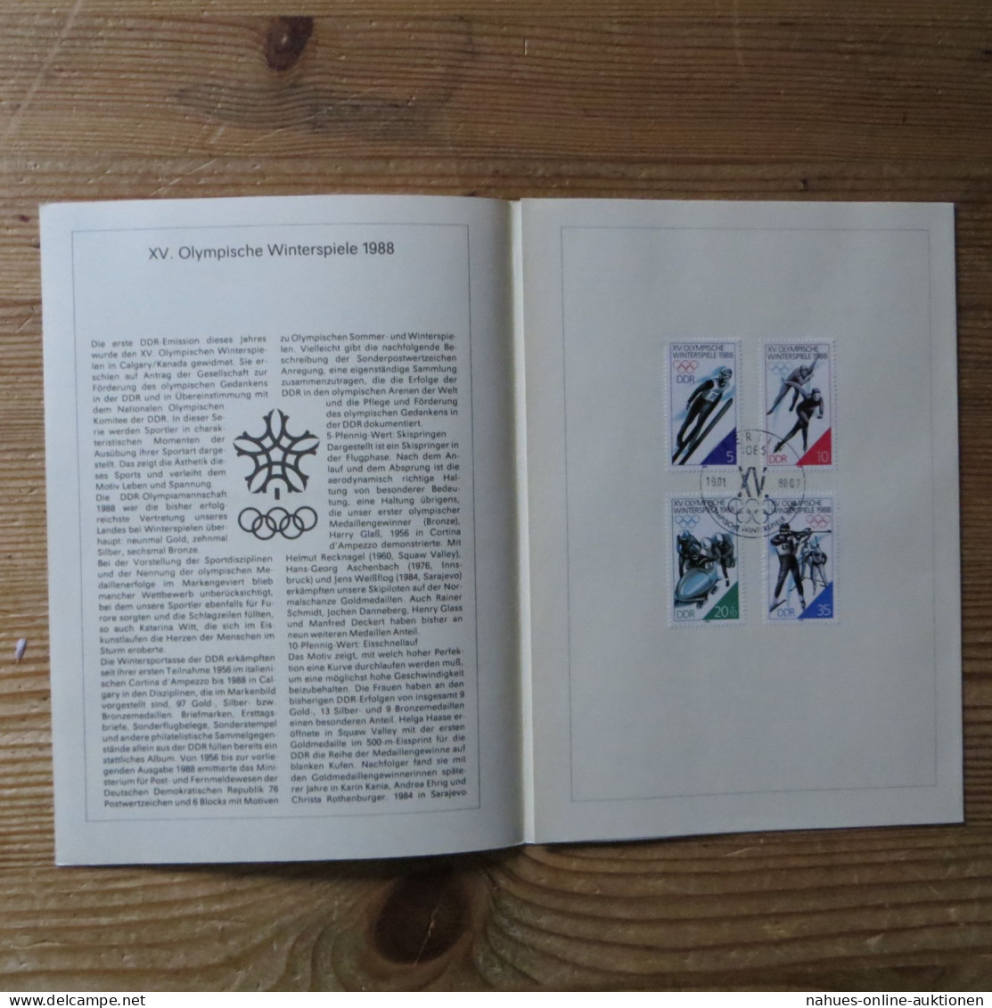 DDR Ersttagsblatt - Jahressammlung 1988 Mit ESST Handgestempelt Kat.-Wert 160,- - Collections
