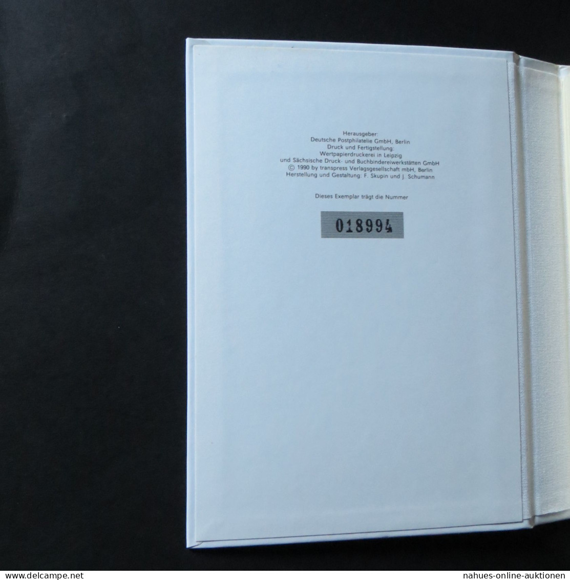 DDR Ersttagsblatt - Jahressammlung 1990 Mit ESST Handgestempelt Kat.-Wert 220,- - Sammlungen
