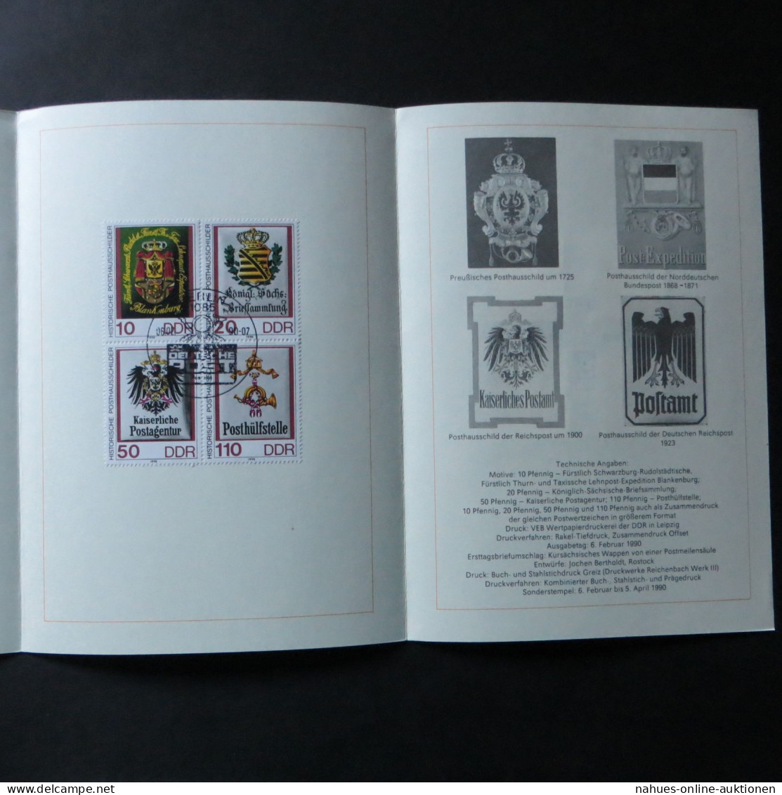 DDR Ersttagsblatt - Jahressammlung 1990 Mit ESST Handgestempelt Kat.-Wert 220,- - Sammlungen