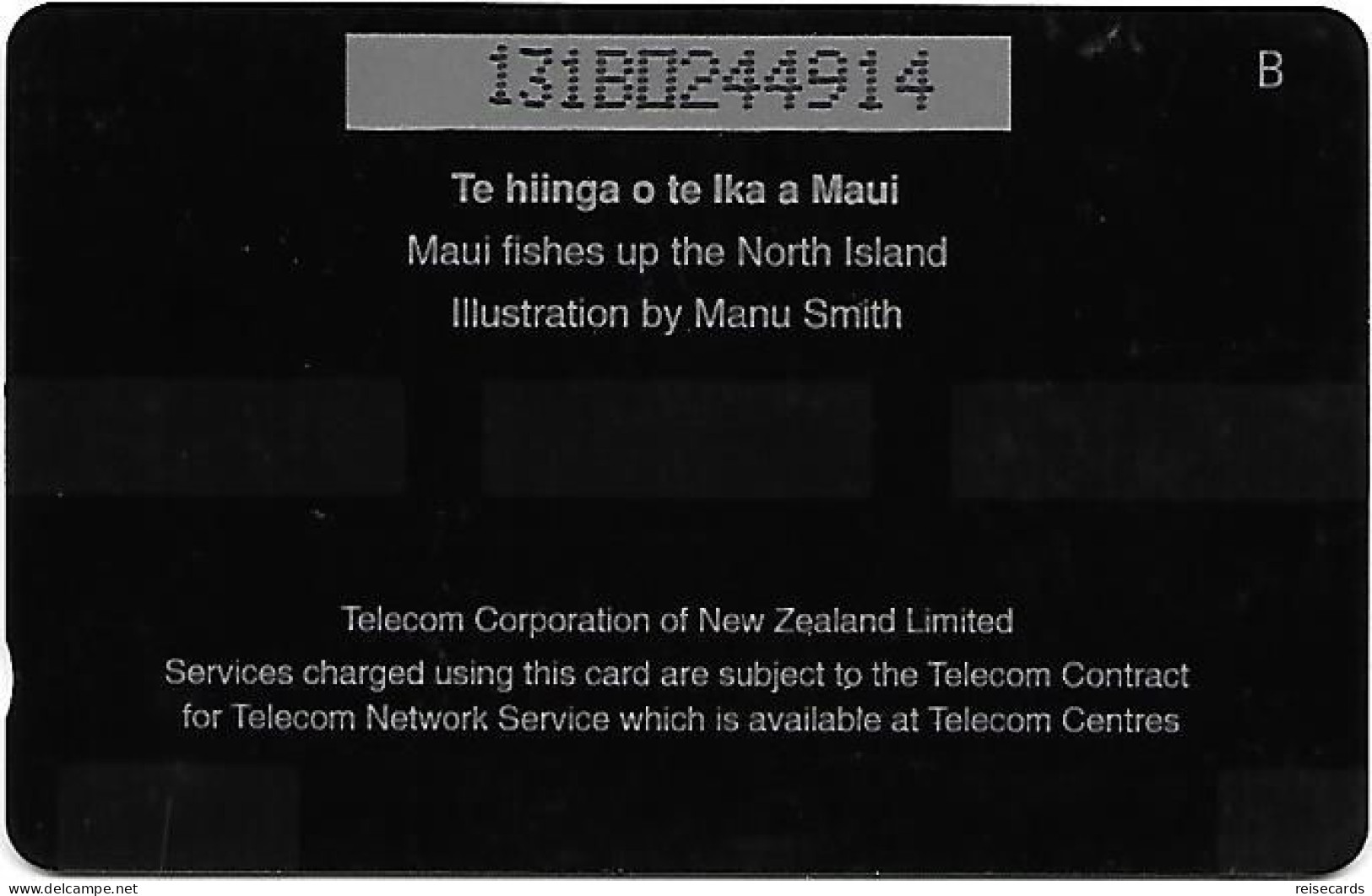 New Zealand: Telecom - 1992 Maori Legend , Maui Fishes Up The North Island - Nueva Zelanda