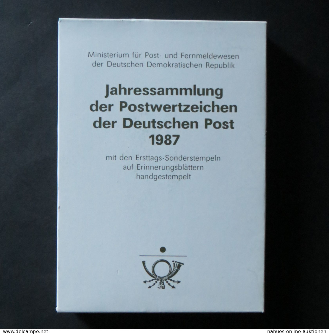 DDR Ersttagsblatt - Jahressammlung 1987 Mit ESST Handgestempelt Kat.-Wert 170,- - Sammlungen