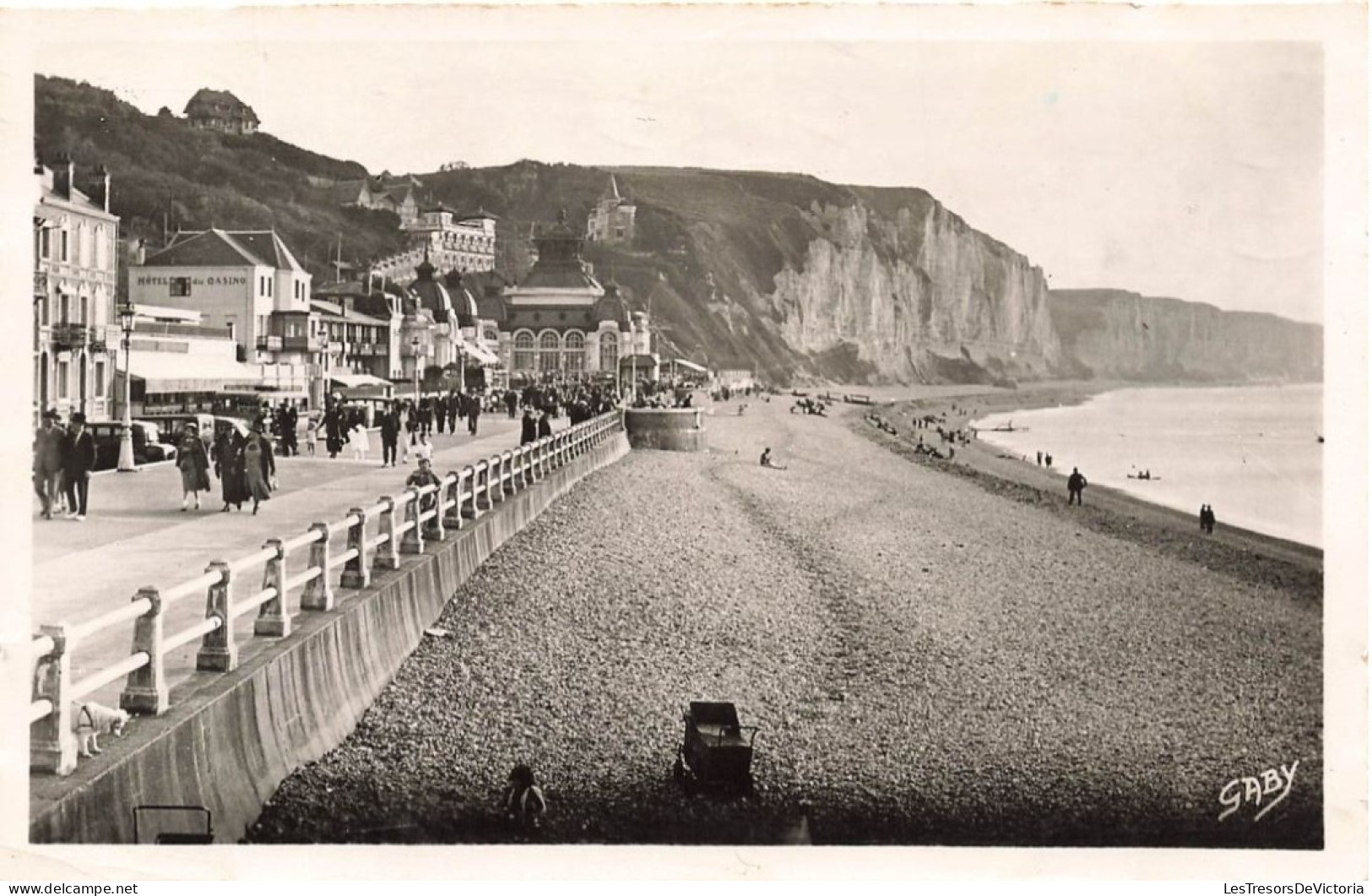 FRANCE - Fécamp - Vue Sur La Plage - Animé - Carte Postale Ancienne - Fécamp