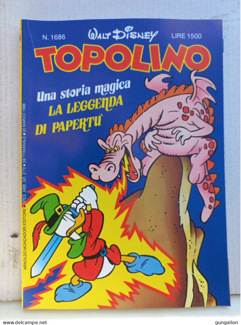 Topolino (Mondadori 1988) N. 1686 - Disney