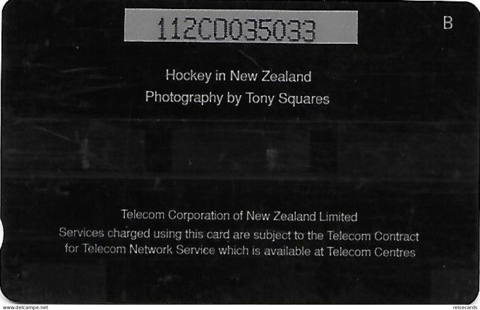 New Zealand: Telecom - 1992 Hockey In New Zealand - Nouvelle-Zélande